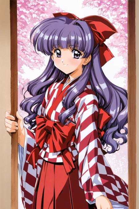 22199-1923651620-1girl, solo, cherry blossoms, meiji schoolgirl uniform, hakama, long hair, japanese clothes, skirt, hakama skirt, 1990s (style),.png